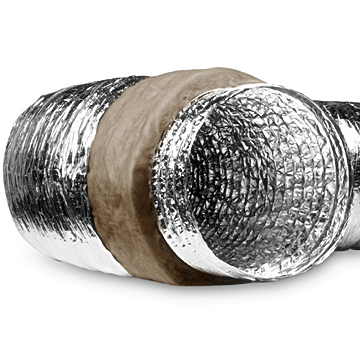 Alumiyum izoleli flexible hava kanalı, flexible hortum