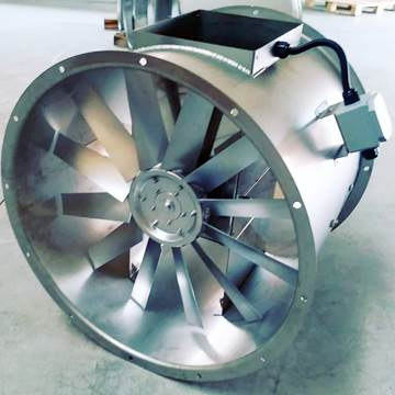 Vitlo axb motoru hava akımı dışında aksiyal ısıya dayanıklı kanal tipi fan
