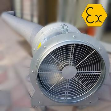 Axd atex mobil fan, exproof portabil, portatif havalandırma fanı imalatı
